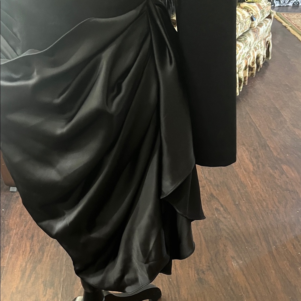 Fashion Nova Elegant Black Long Sleeve Dress - Picture 3 of 11